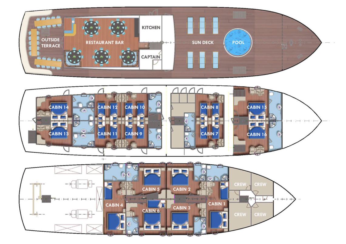 Custom Motorsailer 41m Layout 1