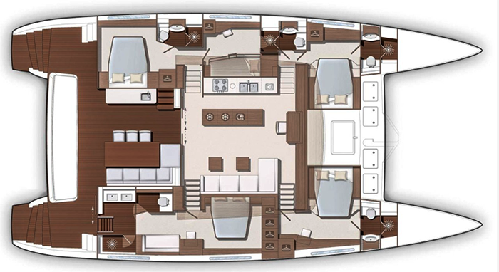 Lagoon-catamaran Power 630 Layout 1