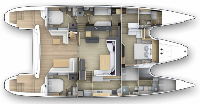 Privilege-catamaran Privilege Serie7 Layout 1