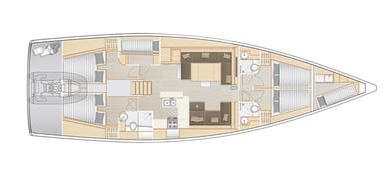 Hanse-yachts Hanse 588 Layout 1