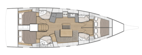 Beneteau Oceanis 461 Layout 0