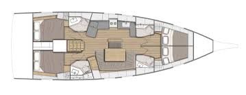 Beneteau Oceanis 461 Layout 1