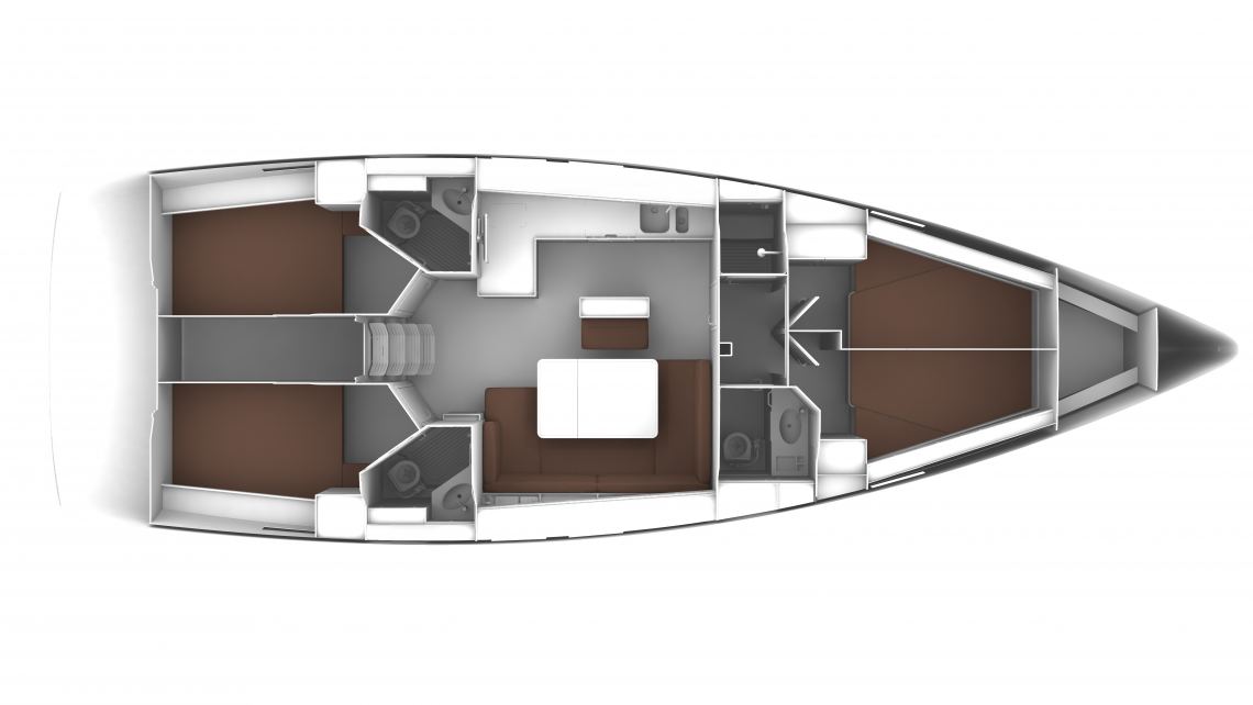 Bavaria-yachts Bavaria 46cruiser Layout 1