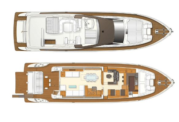 Ferretti Yacht 800 Layout 1