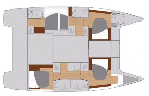 Fountaine-pajot Saona 47 Layout 1
