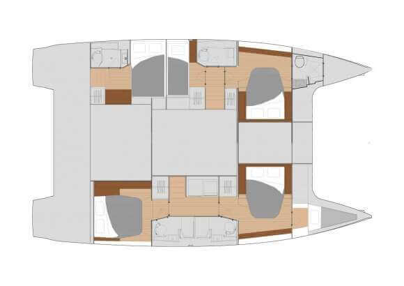 Fountaine-pajot Saona 47 Layout 1