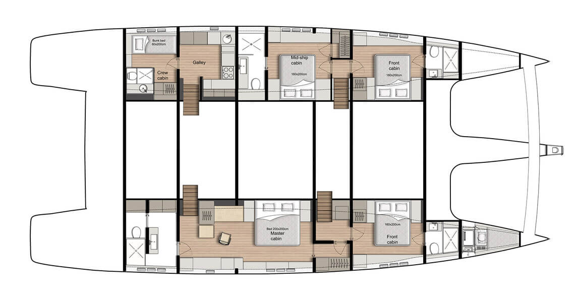 Sunreef-yachts Sail 80 Layout 1