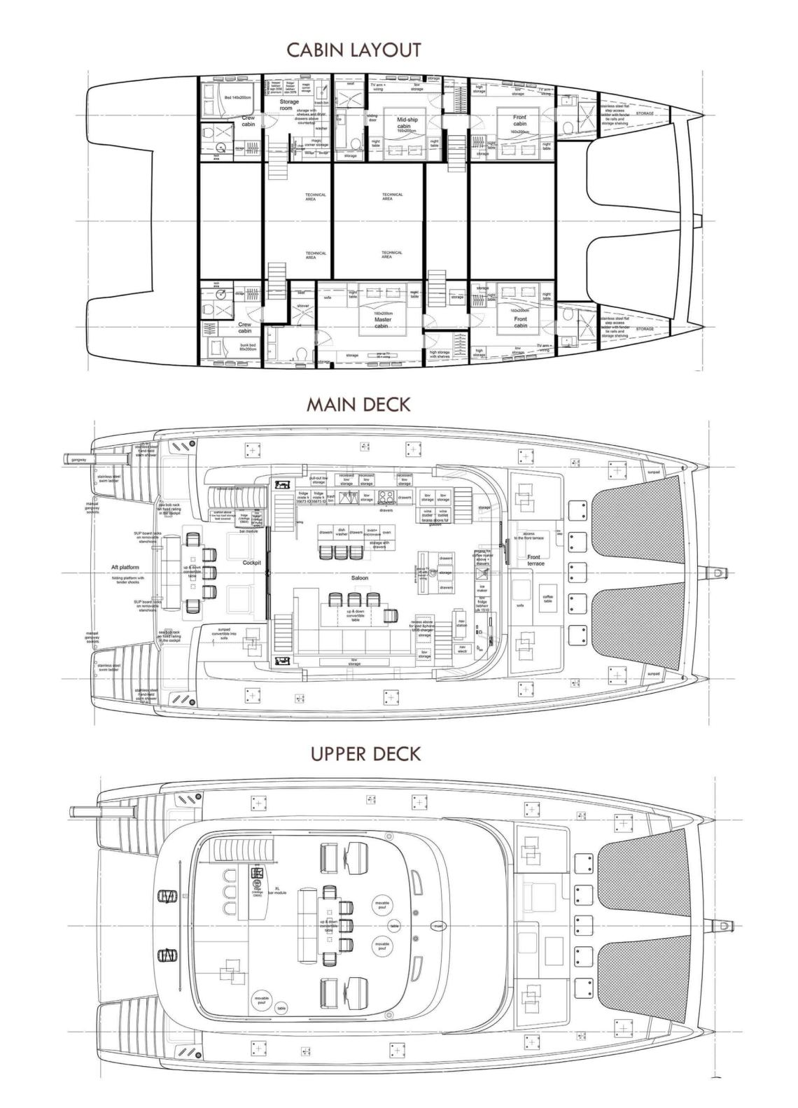 Sunreef-yachts Sail 80 Layout 1