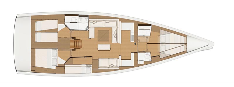 Dufour-yachts Dufour 520 Layout 1