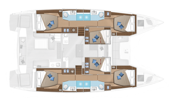 Lagoon-catamaran Lagoon 50 Layout 1