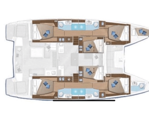 Lagoon-catamaran Lagoon 50 Layout 1