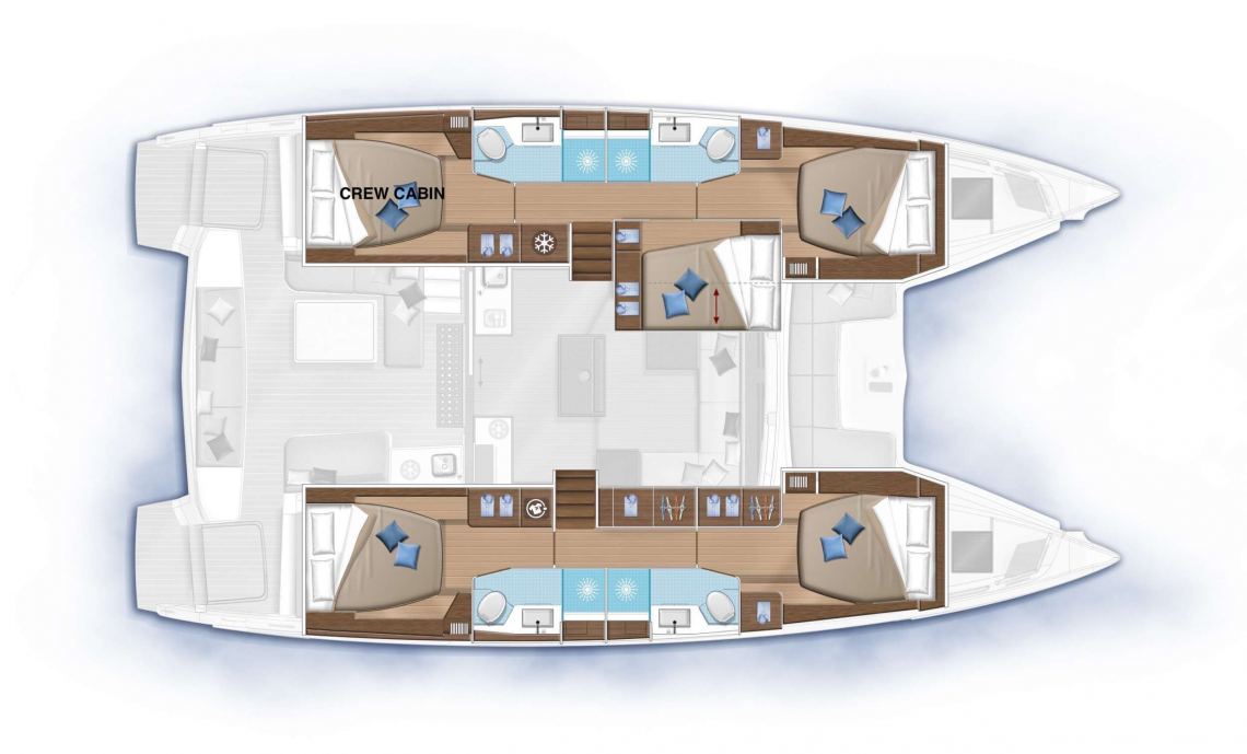 Lagoon-catamaran Lagoon 50 Layout 1