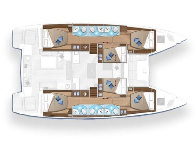 Lagoon-catamaran Lagoon 50 Layout 1