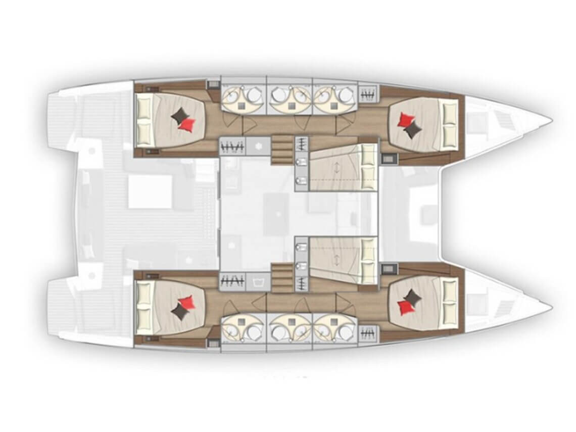 Lagoon-catamaran Lagoon 50 Layout 1