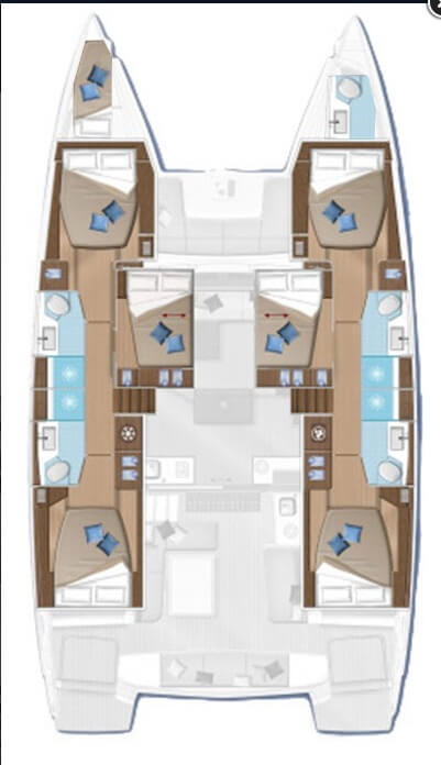 Lagoon-catamaran Lagoon 50 Layout 1