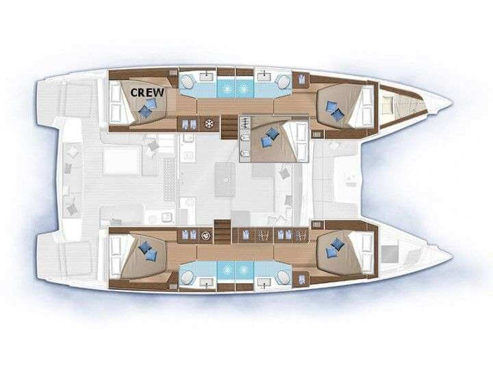 Lagoon-catamaran Lagoon 50 Layout 1