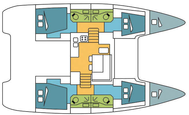 Lagoon-catamaran Lagoon 40 Layout 1