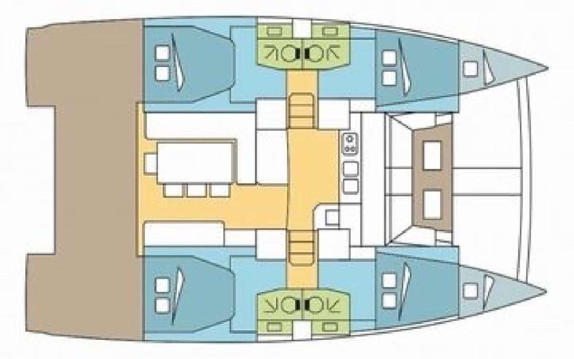 Catana-catamaran Bali 41 Layout 1