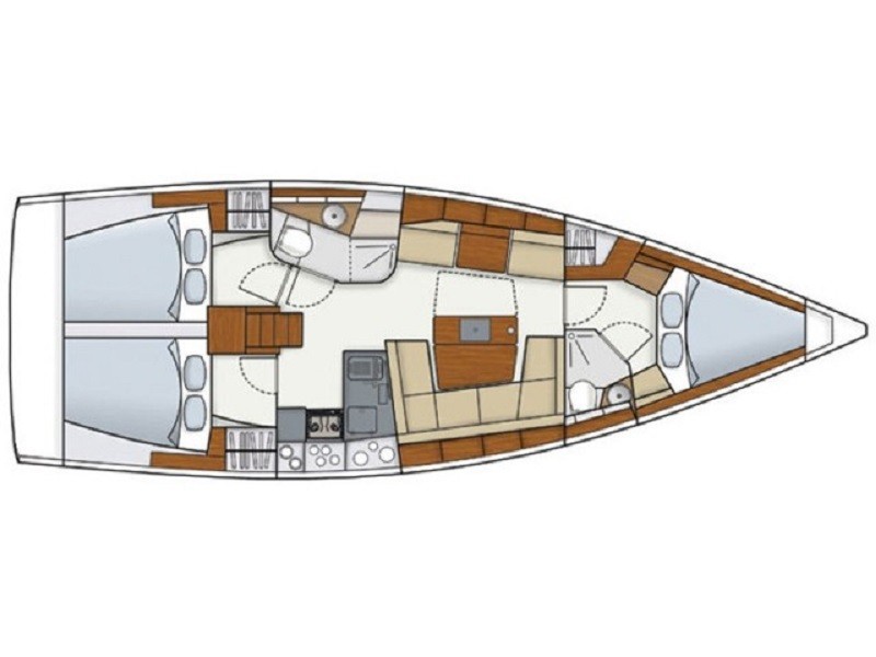 Hanse-yachts Hanse 418 Layout 1
