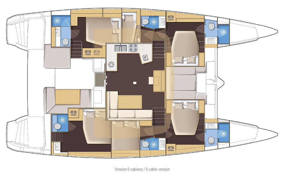 Lagoon-catamaran Lagoon 52 Layout 1