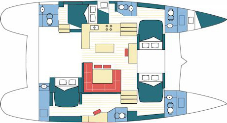 Lagoon-catamaran Lagoon 52 Layout 1