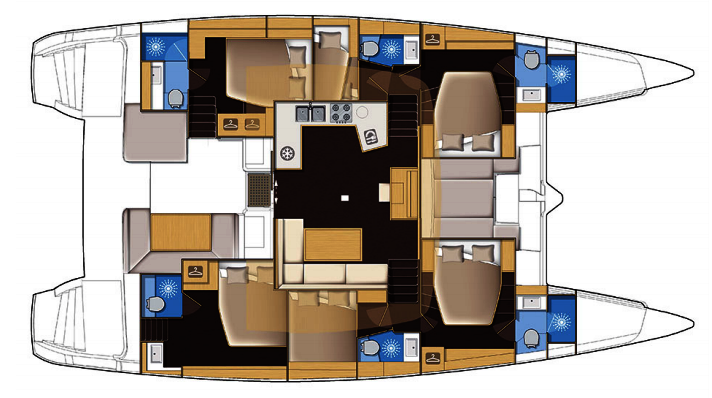 Lagoon-catamaran Lagoon 52 Layout 1