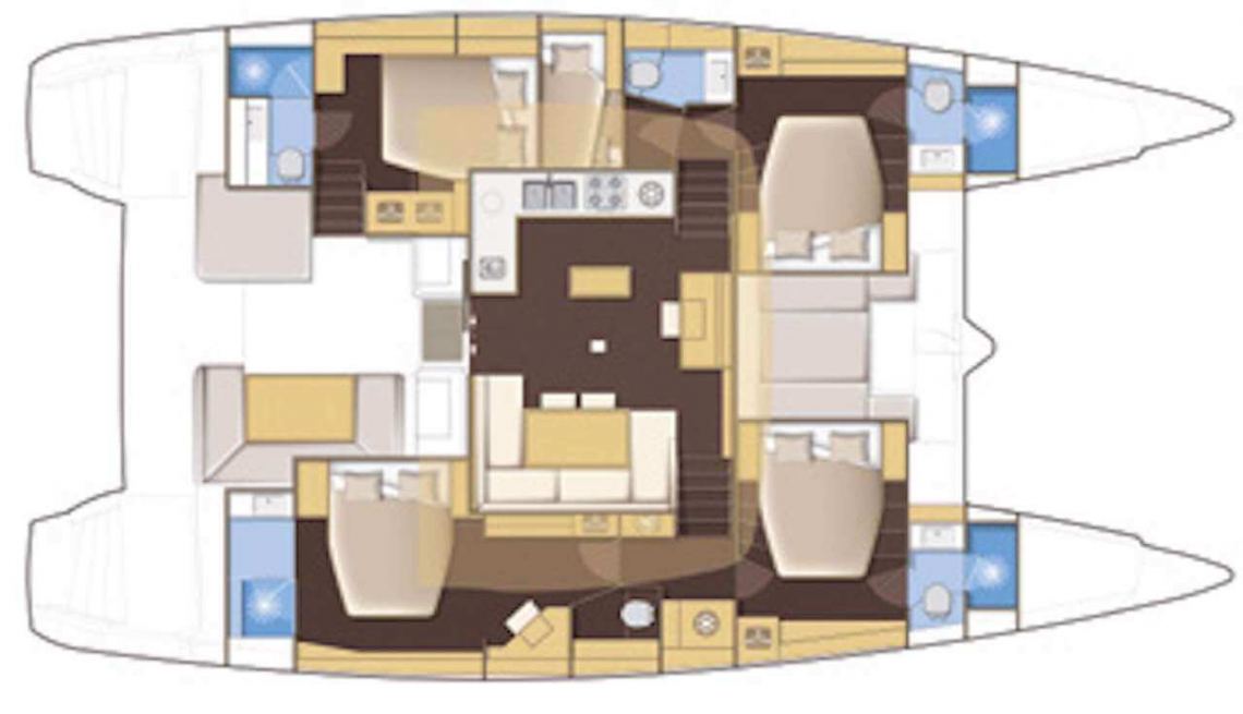 Lagoon-catamaran Lagoon 52 Layout 1