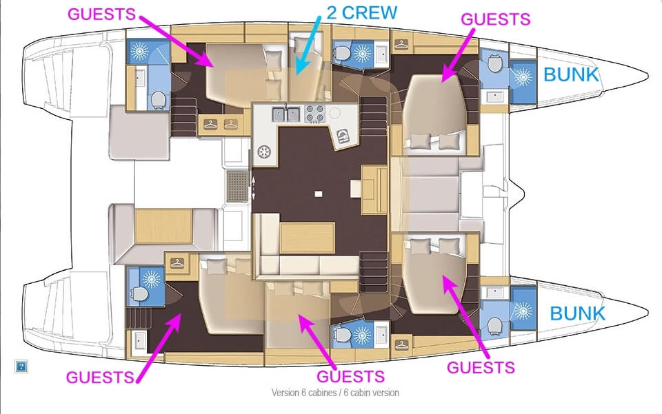 Lagoon-catamaran Lagoon 52 Layout 1