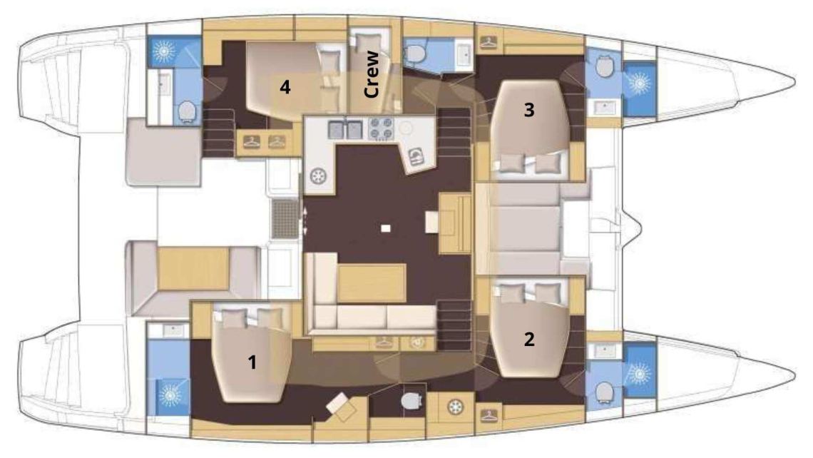 Lagoon-catamaran Lagoon 52 Layout 1