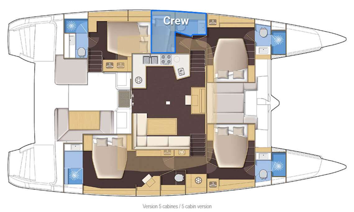 Lagoon-catamaran Lagoon 52 Layout 1