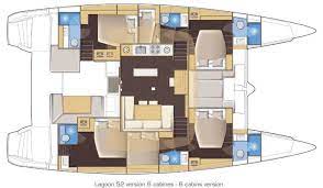 Lagoon-catamaran Lagoon 52 Layout 1