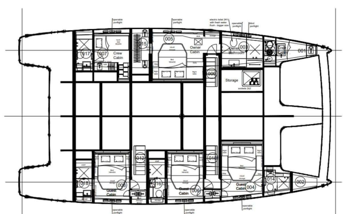 Sunreef-yachts Sail 60loft Layout 1