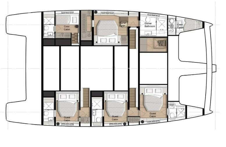 Sunreef-yachts Sail Sunreef60 Layout 1