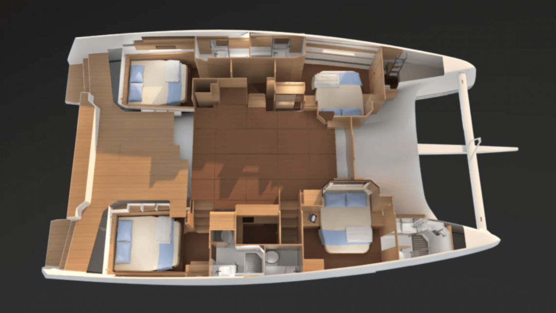 Dufour-yachts Dufour 48 Layout 1