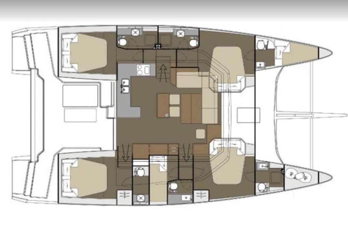 Dufour-yachts Dufour 48 Layout 1