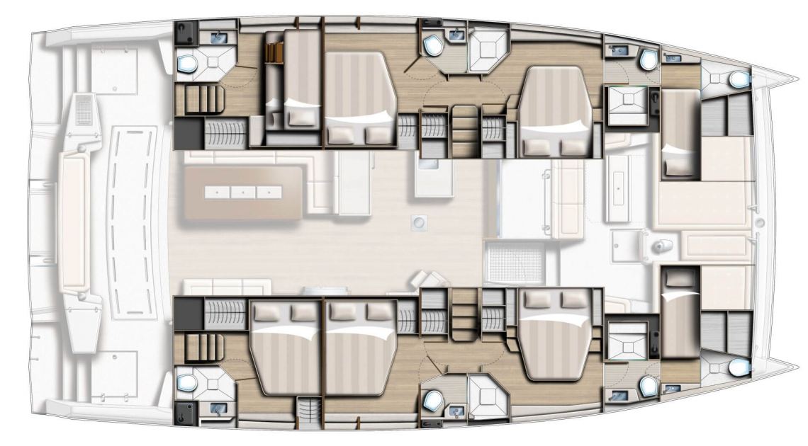 Catana-catamaran Bali 54 Layout 1