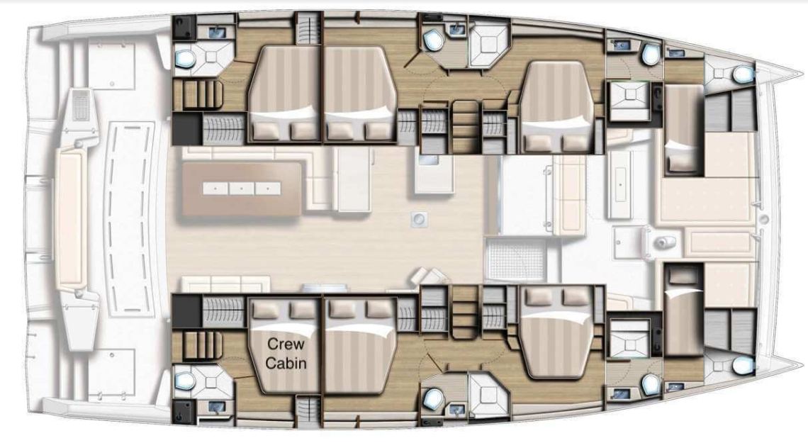 Catana-catamaran Bali 54 Layout 1