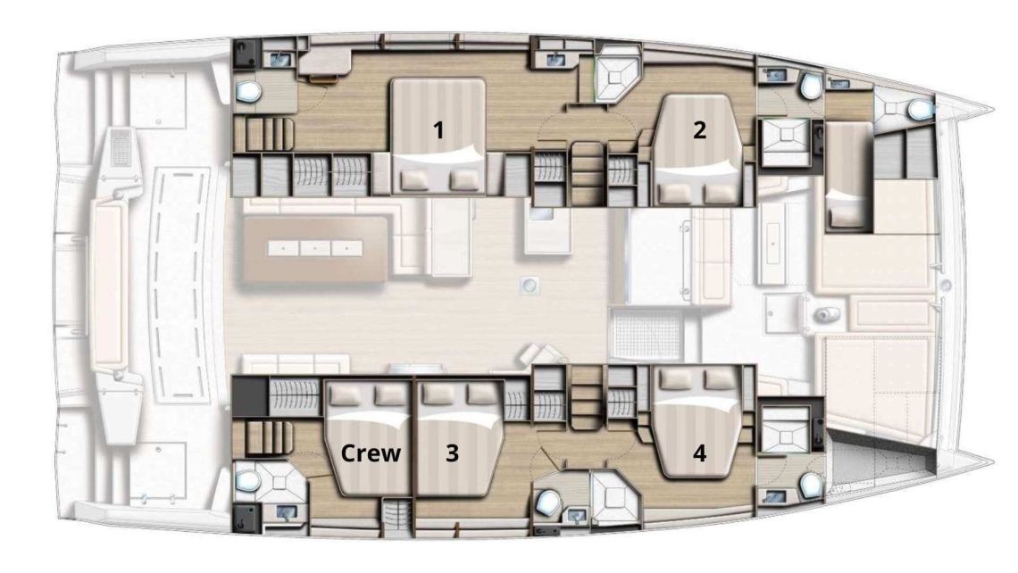 Catana-catamaran Bali 54 Layout 1