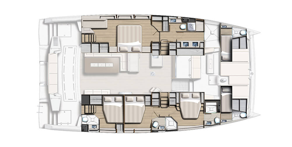 Catana-catamaran Bali 54 Layout 1