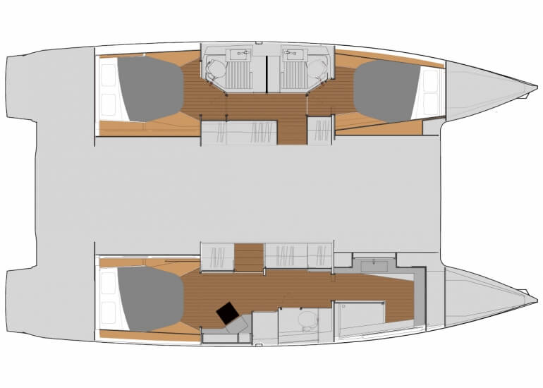 Fountaine-pajot Astrea 42 Layout 1