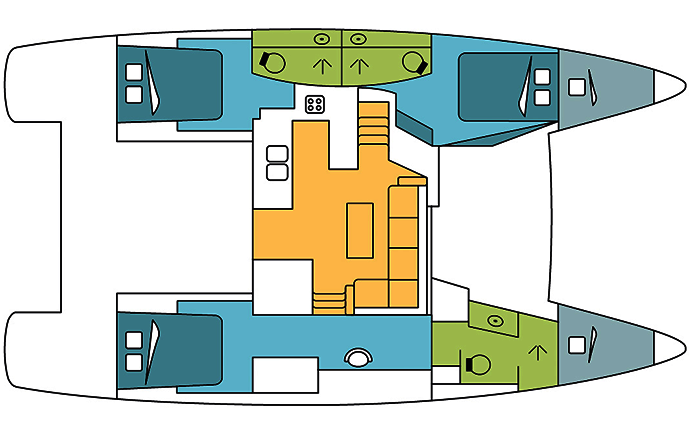 Fountaine-pajot Helia 44 Layout 1