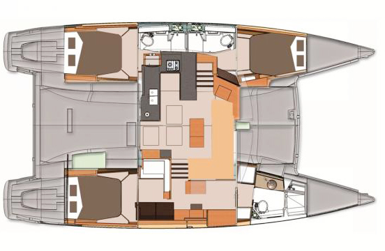 Fountaine-pajot Helia 44 Layout 1