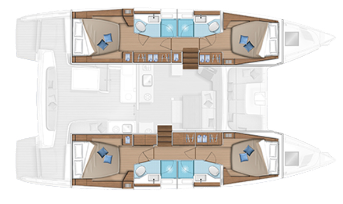 Lagoon-catamaran Lagoon 46 Layout 1