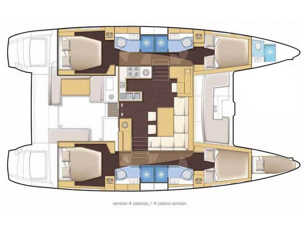 Lagoon-catamaran Lagoon 46 Layout 1