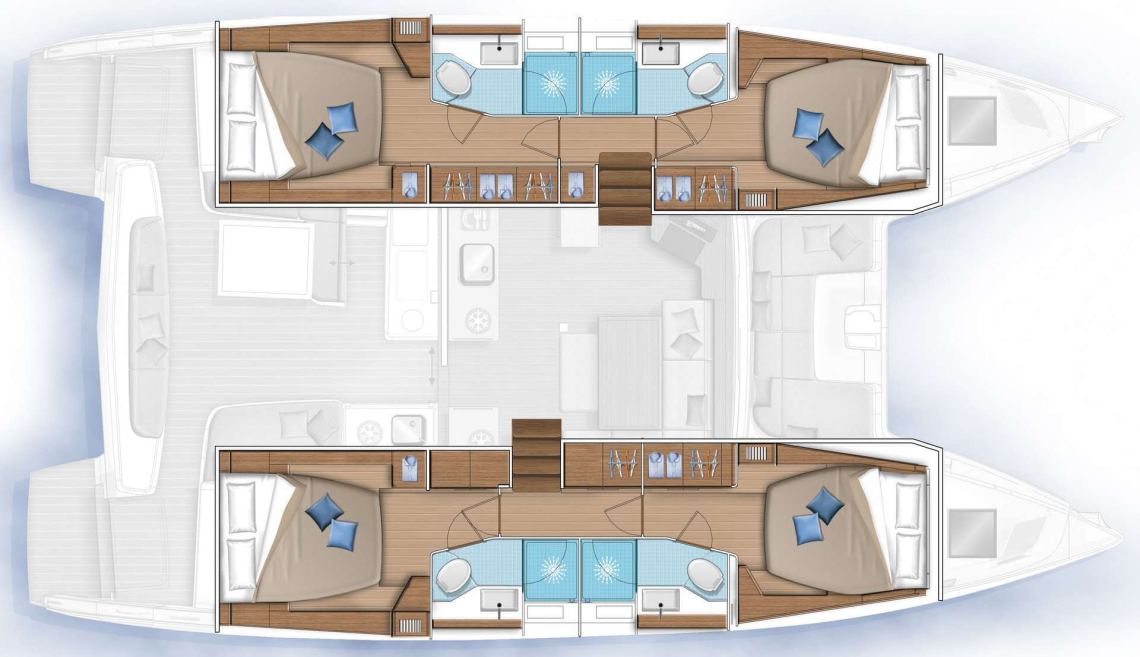Lagoon-catamaran Lagoon 46 Layout 1