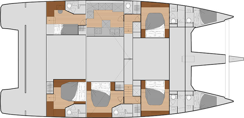 Fountaine-pajot Alegria 67 Layout 1