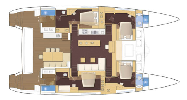 Lagoon-catamaran Power 630 Layout 1