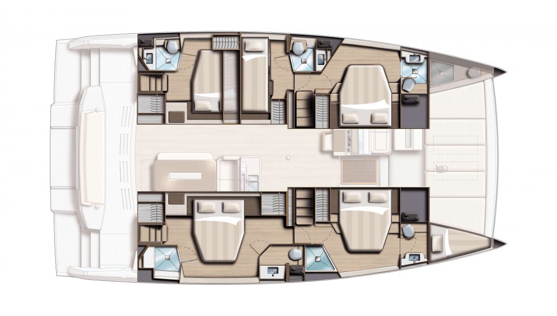 Catana-catamaran Bali 48 Layout 1