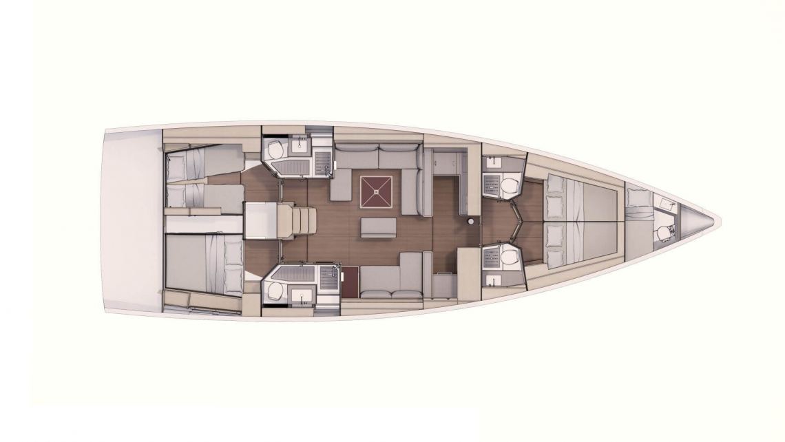 Dufour-yachts Dufour 530 Layout 1