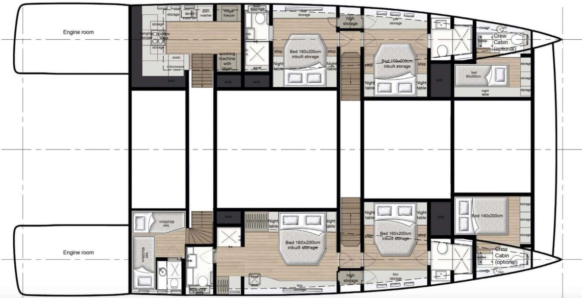 Sunreef-yachts Power 70 Layout 1